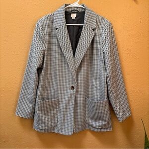 a new day Houndstooth Oversized Blazer size xl